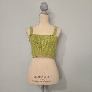 Reformation Max‎ Open Knit Tank Top Size Small